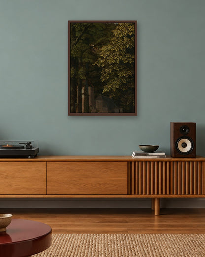 Renaissance Masters - Renaissance Masterpiece No. 383 - dark oak frame in a room