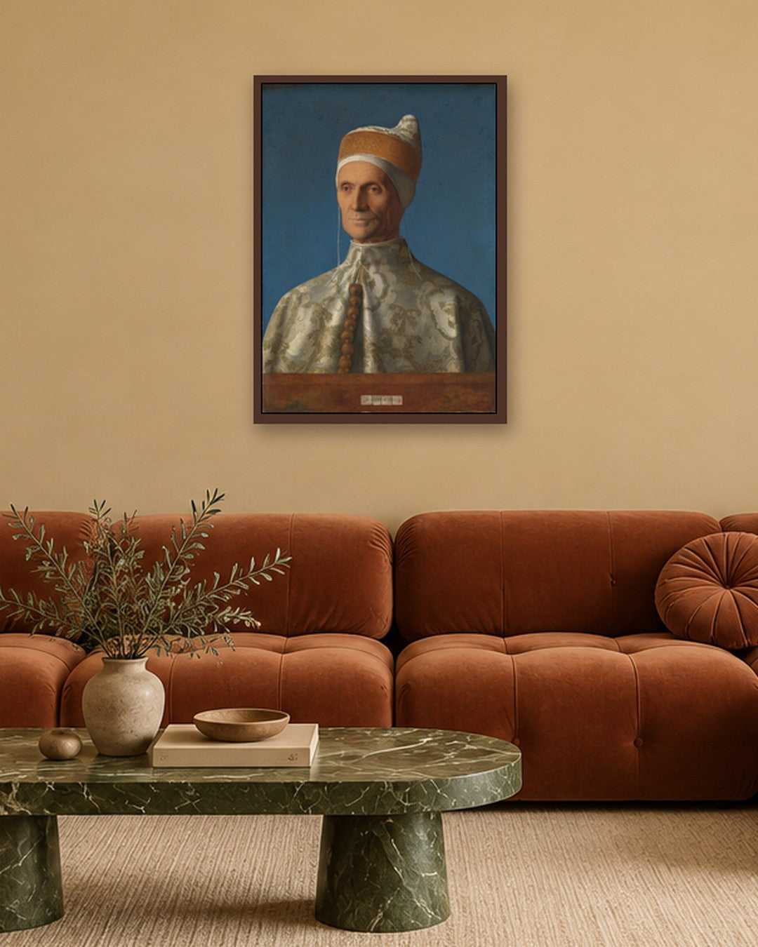 Renaissance Masters - Renaissance Masterpiece No. 244 - dark oak frame in a room