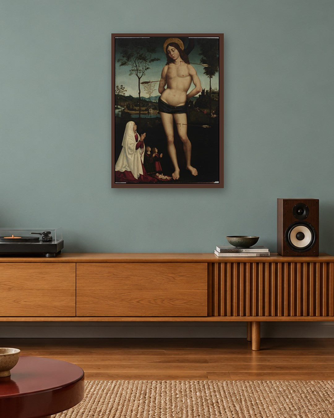 Renaissance Masters - Renaissance Masterpiece No. 56 - dark oak frame in a room