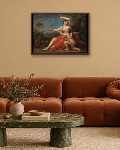 Renaissance Masters - Renaissance Masterpiece No. 172 - dark oak frame in a room