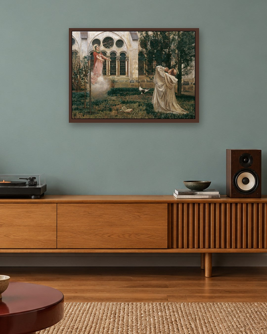 Renaissance Masters - Renaissance Masterpiece No. 397 - dark oak frame in a room