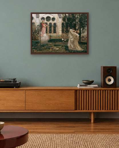 Renaissance Masters - Renaissance Masterpiece No. 397 - dark oak frame in a room