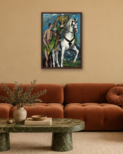 Renaissance Masters - Renaissance Masterpiece No. 225 - dark oak frame in a room