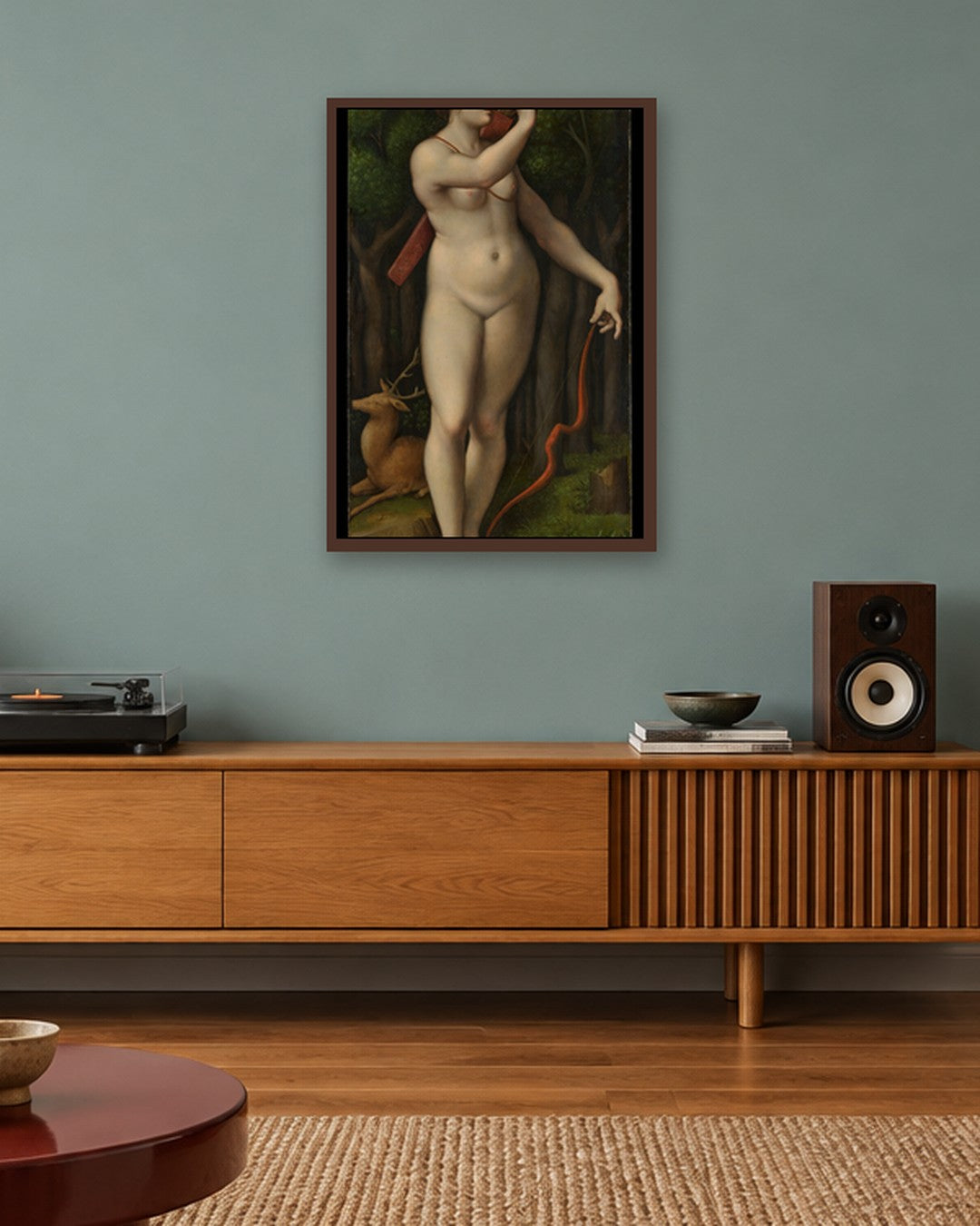 Renaissance Masters - Renaissance Masterpiece No. 138 - dark oak frame in a room