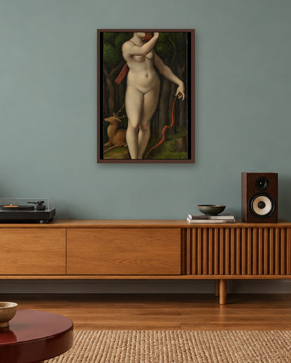 Renaissance Masters - Renaissance Masterpiece No. 138 - dark oak frame in a room
