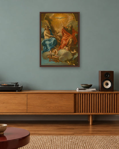 Renaissance Masters - Renaissance Masterpiece No. 199 - dark oak frame in a room