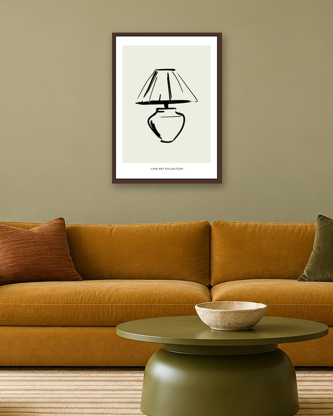 SENT Studio - Bohemian Poster No. 82 - dark oak frame in a room