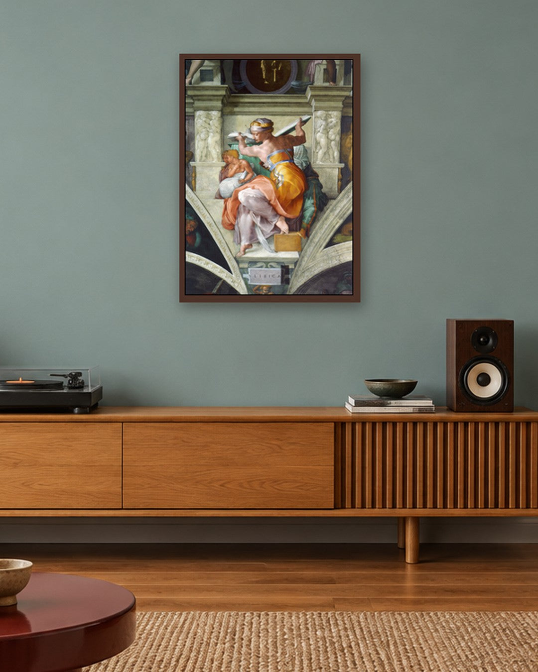 Renaissance Masters - Renaissance Masterpiece No. 316 - dark oak frame in a room