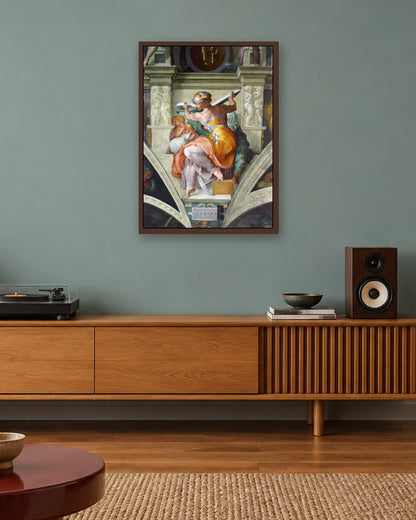 Renaissance Masters - Renaissance Masterpiece No. 316 - dark oak frame in a room