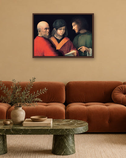 Renaissance Masters - Renaissance Masterpiece No. 286 - dark oak frame in a room
