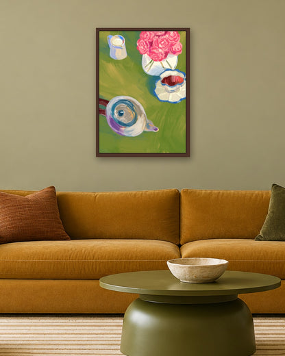 SENT Studio - Still Life No. 21 - dark oak frame in a room