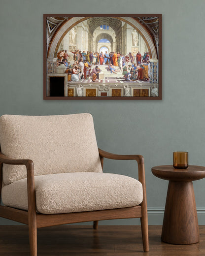 Renaissance Masters - Renaissance Masterpiece No. 330 - dark oak frame in a room