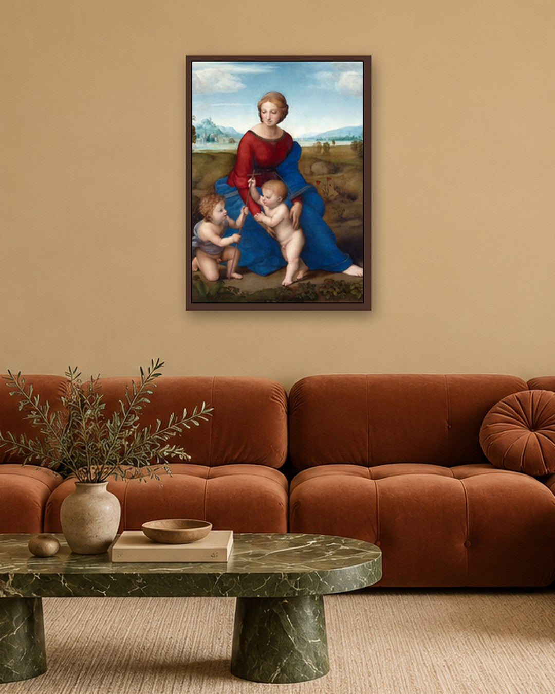 Renaissance Masters - Renaissance Masterpiece No. 310 - dark oak frame in a room