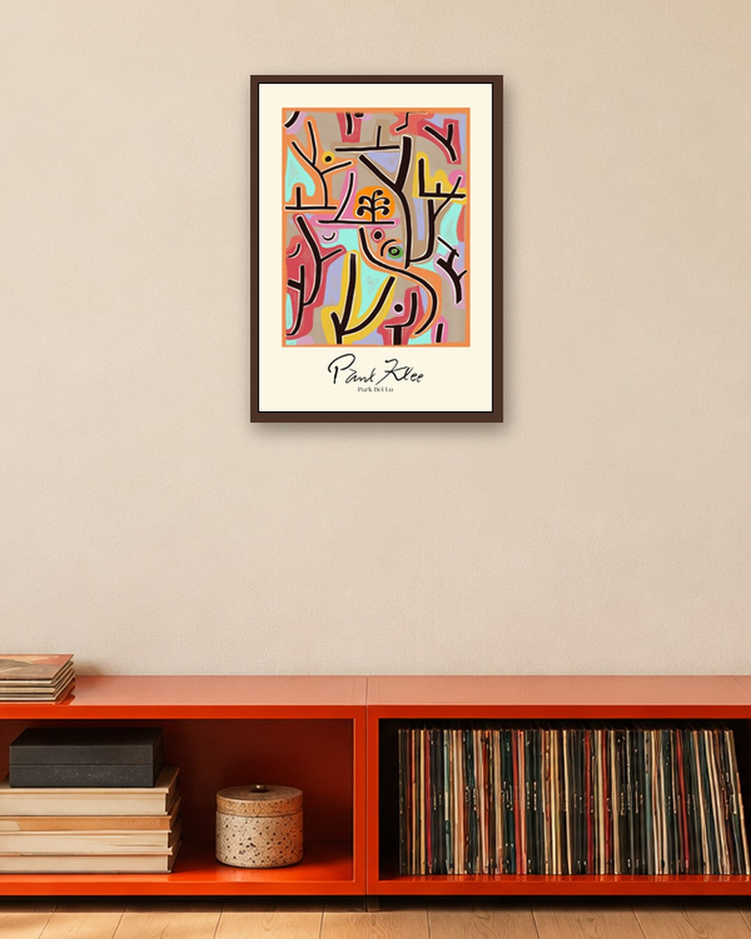 SENT Studio - Park bei Lu - dark oak frame in a room
