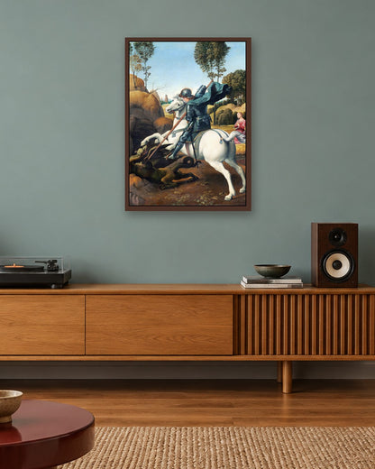 Renaissance Masters - Renaissance Masterpiece No. 303 - dark oak frame in a room
