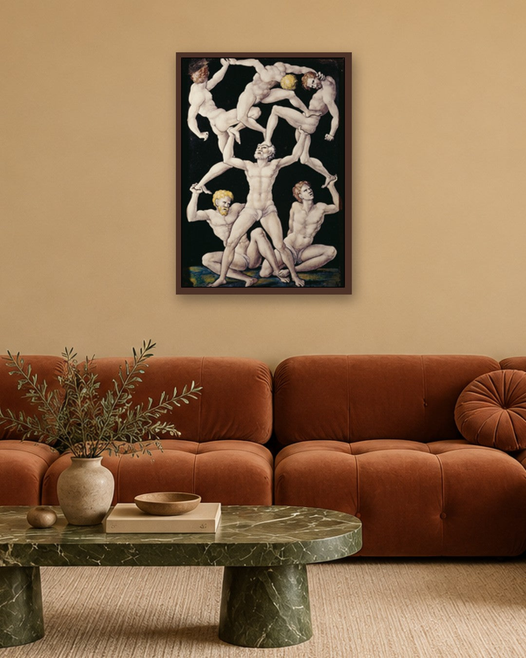 Renaissance Masters - Renaissance Masterpiece No. 51 - dark oak frame in a room