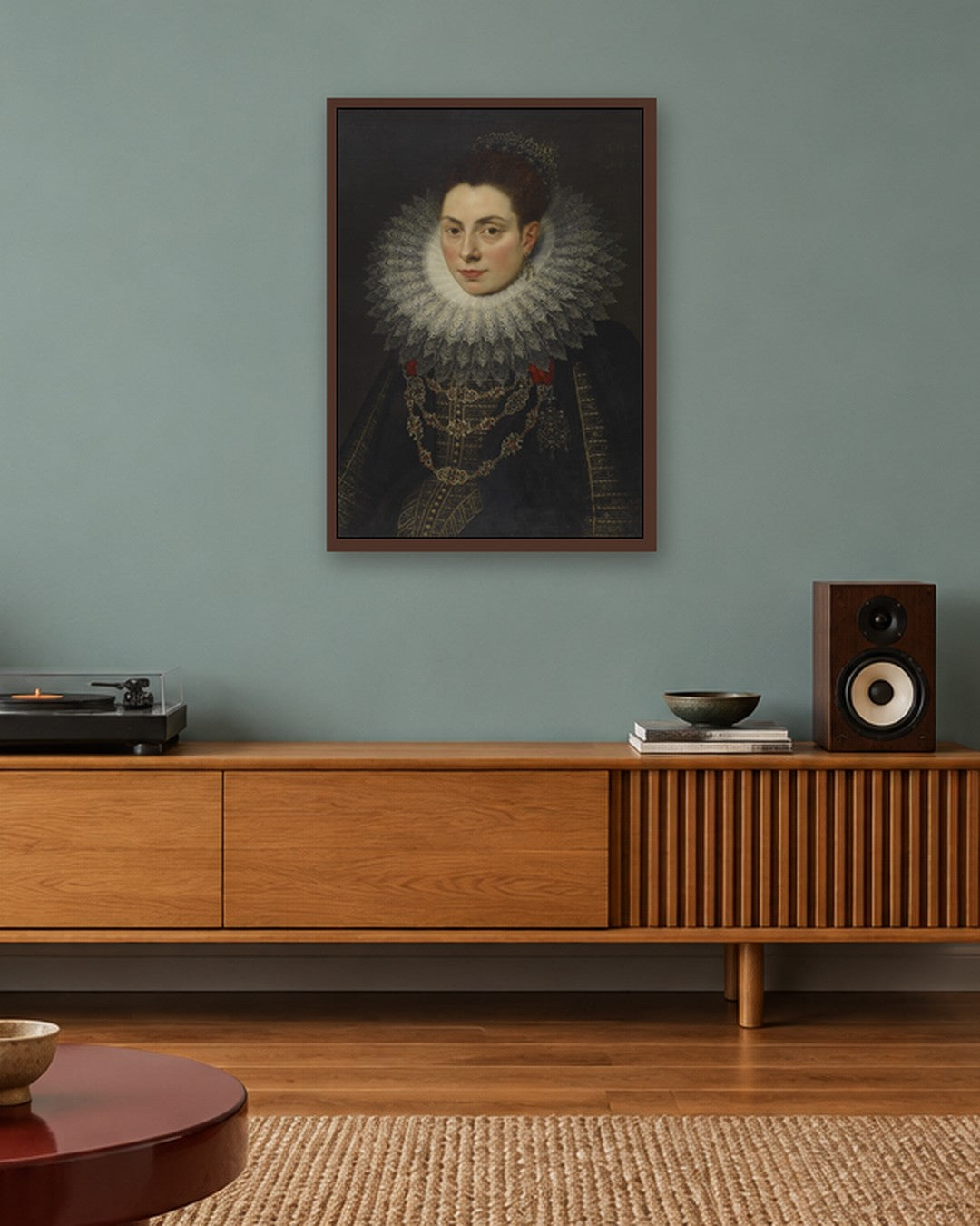 Renaissance Masters - Renaissance Masterpiece No. 72 - dark oak frame in a room