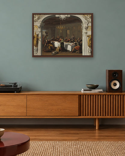 Renaissance Masters - Renaissance Masterpiece No. 405 - dark oak frame in a room
