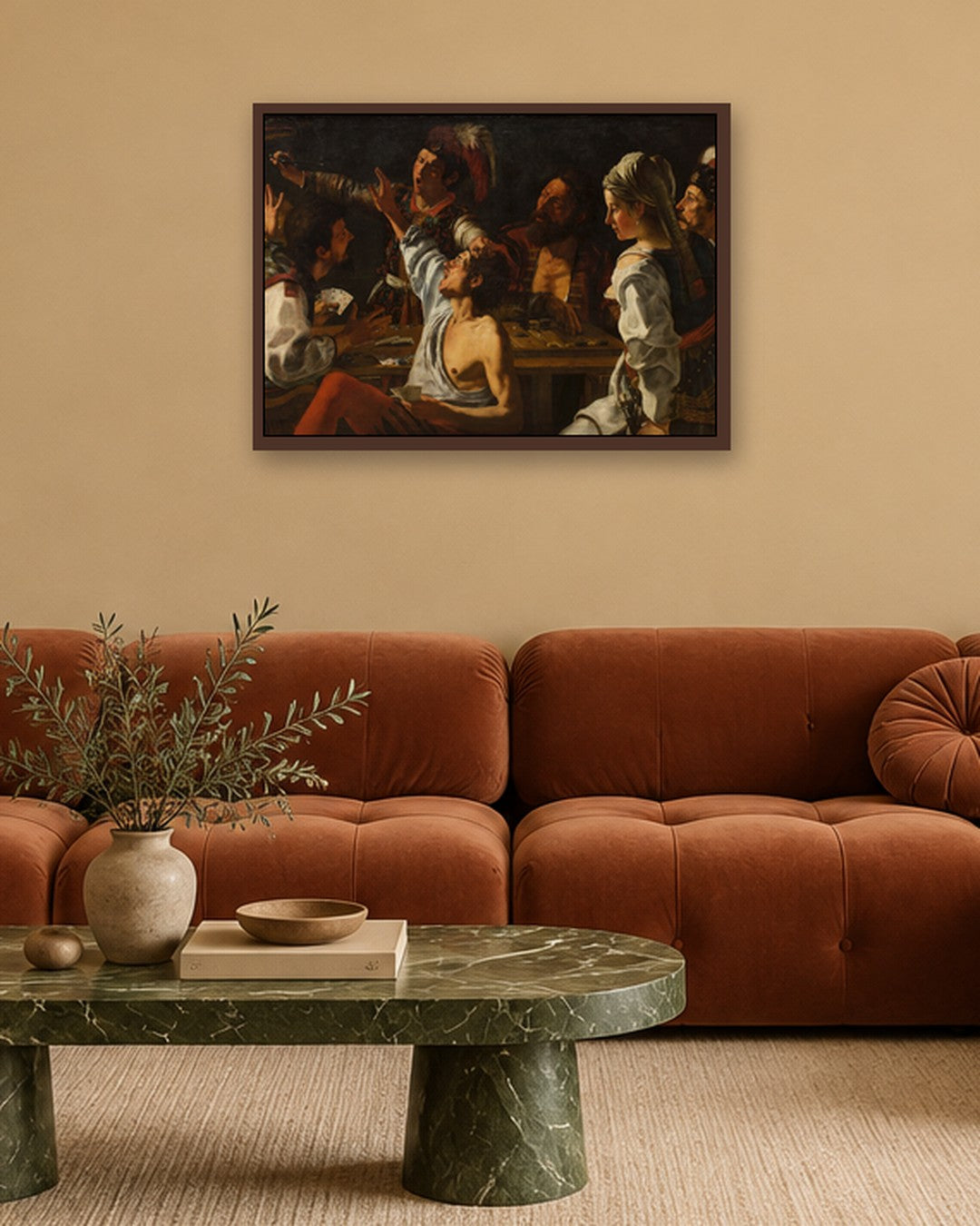 Renaissance Masters - Renaissance Masterpiece No. 188 - dark oak frame in a room