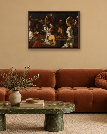 Renaissance Masters - Renaissance Masterpiece No. 188 - dark oak frame in a room