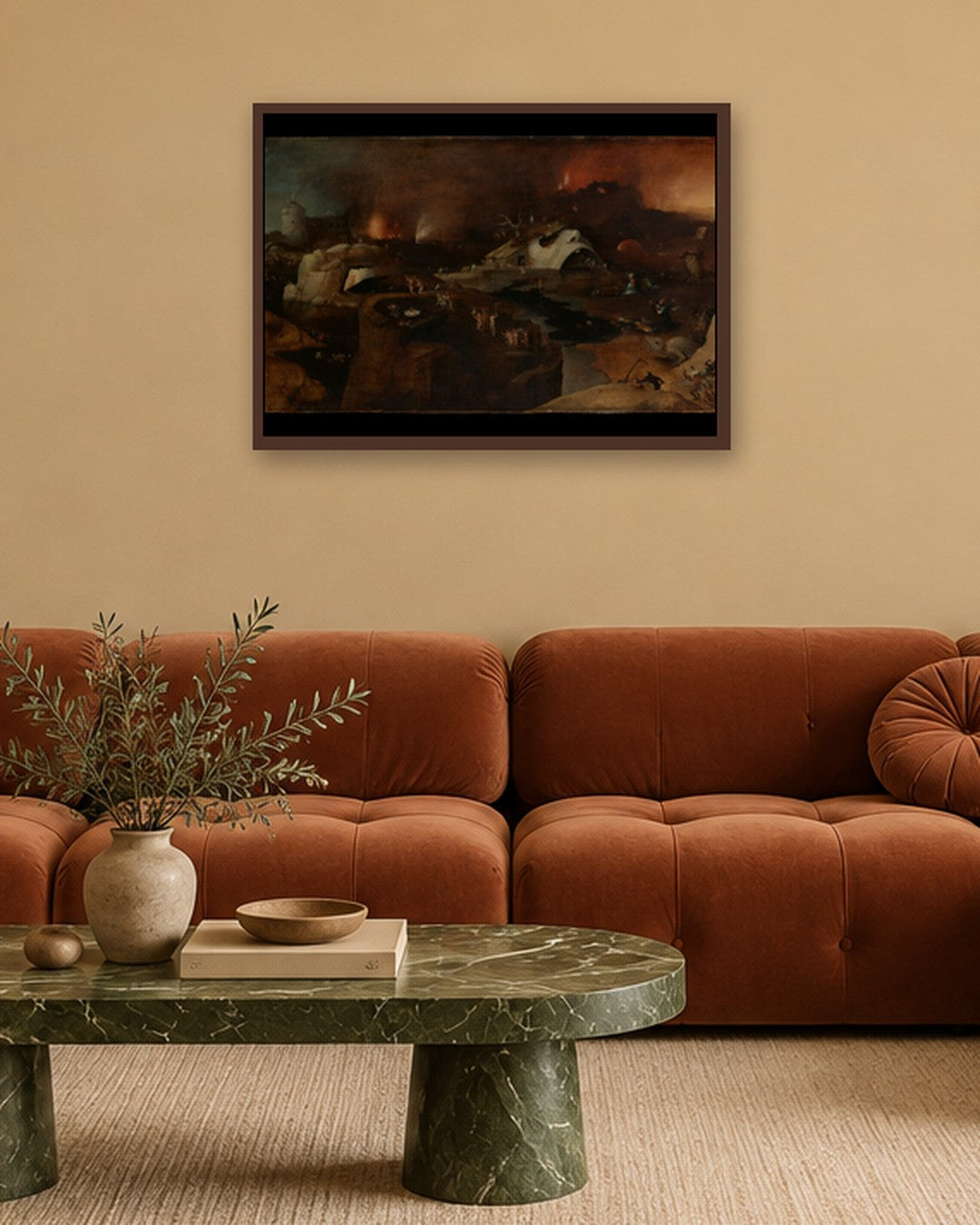 Renaissance Masters - Renaissance Masterpiece No. 134 - dark oak frame in a room