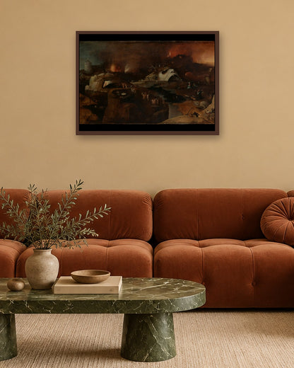 Renaissance Masters - Renaissance Masterpiece No. 134 - dark oak frame in a room