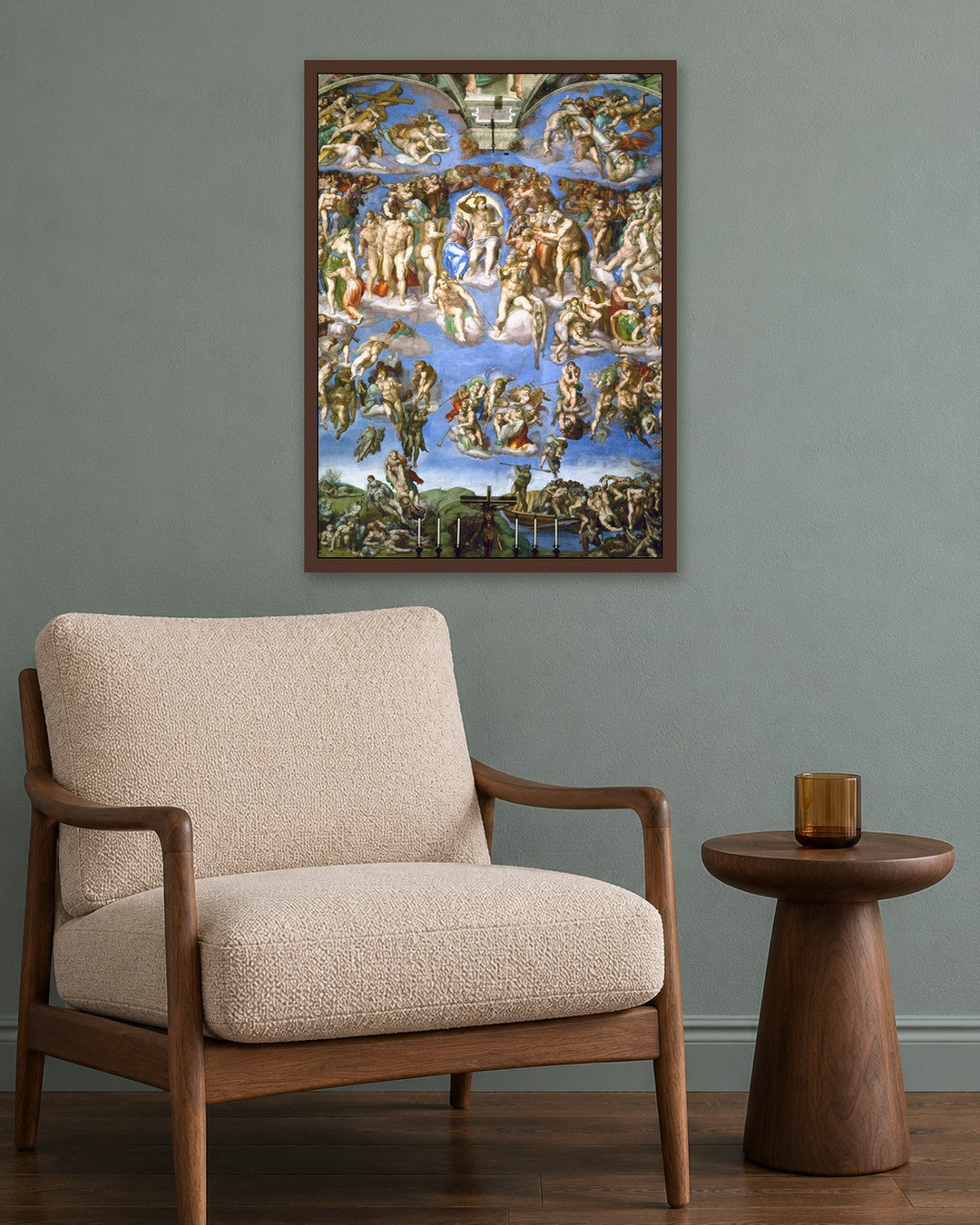 Renaissance Masters - Renaissance Masterpiece No. 241 - dark oak frame in a room