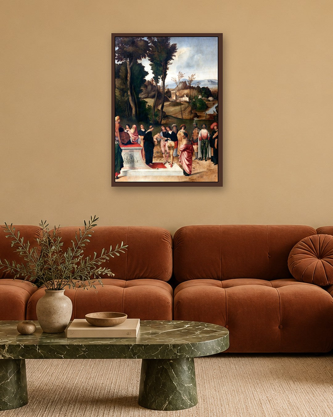 Renaissance Masters - Renaissance Masterpiece No. 281 - dark oak frame in a room