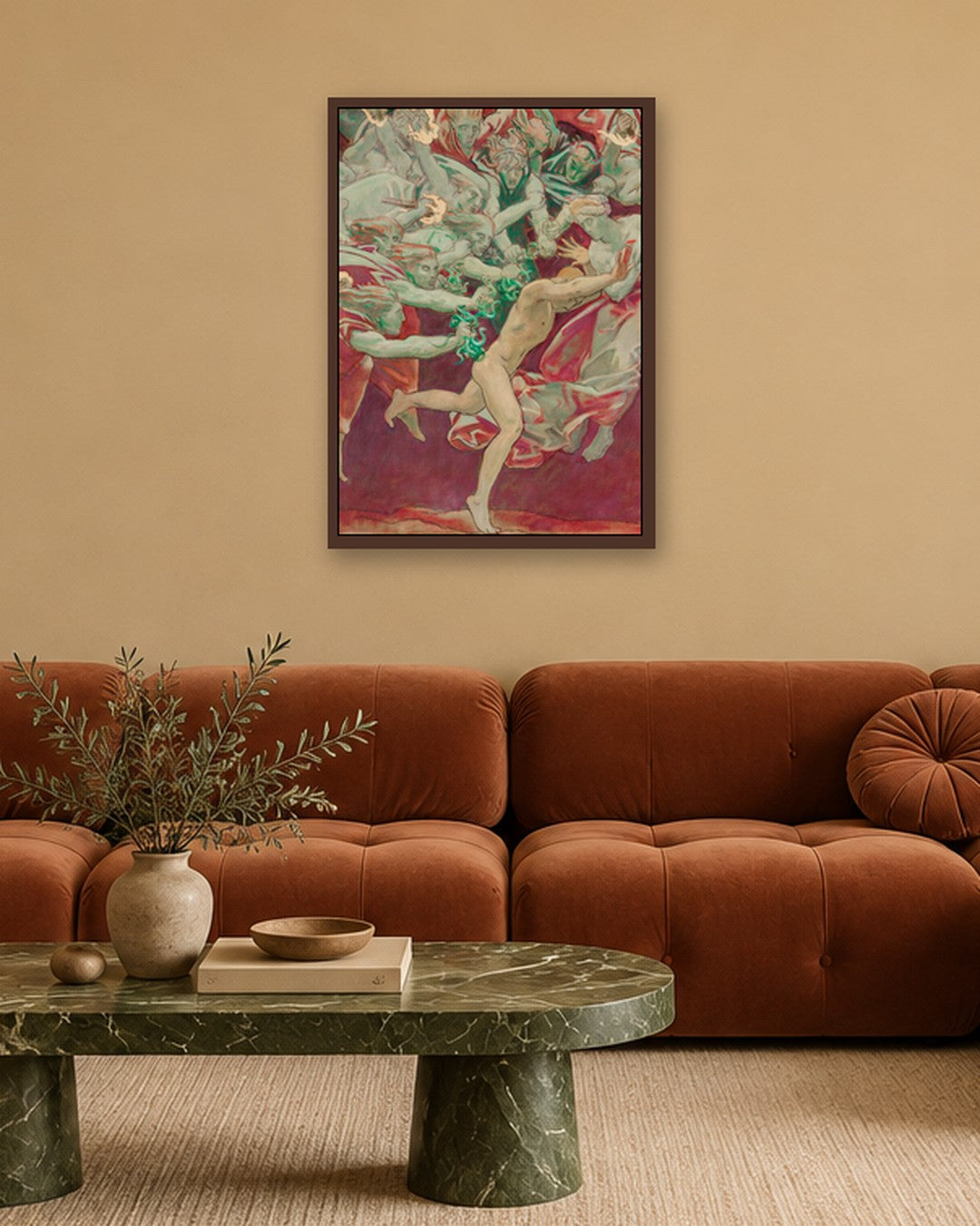 Renaissance Masters - Renaissance Masterpiece No. 361 - dark oak frame in a room