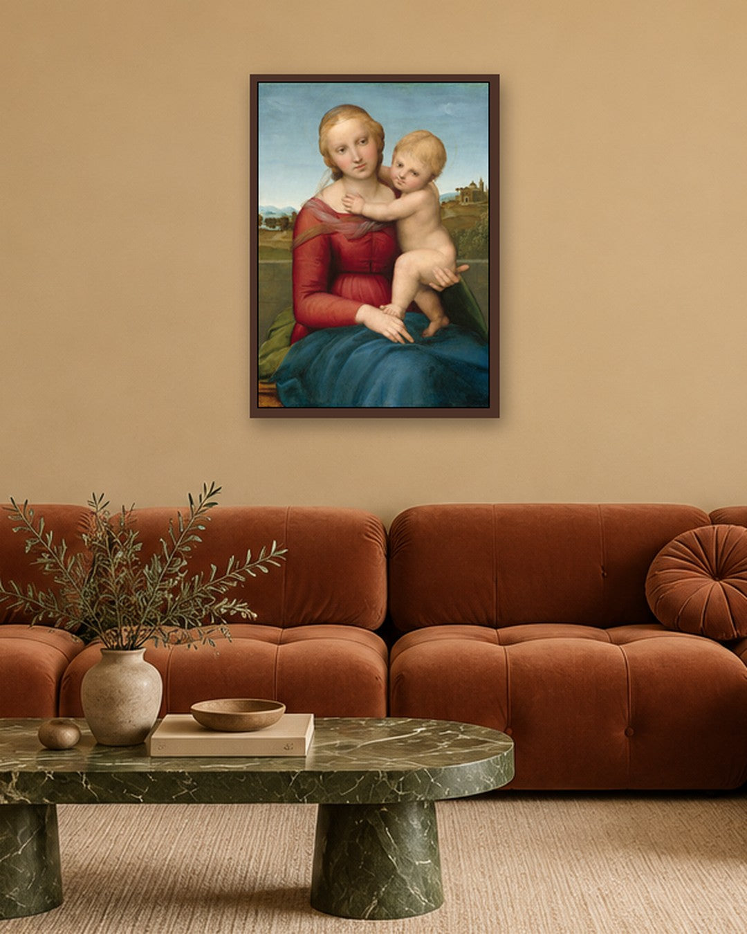 Renaissance Masters - Renaissance Masterpiece No. 216 - dark oak frame in a room