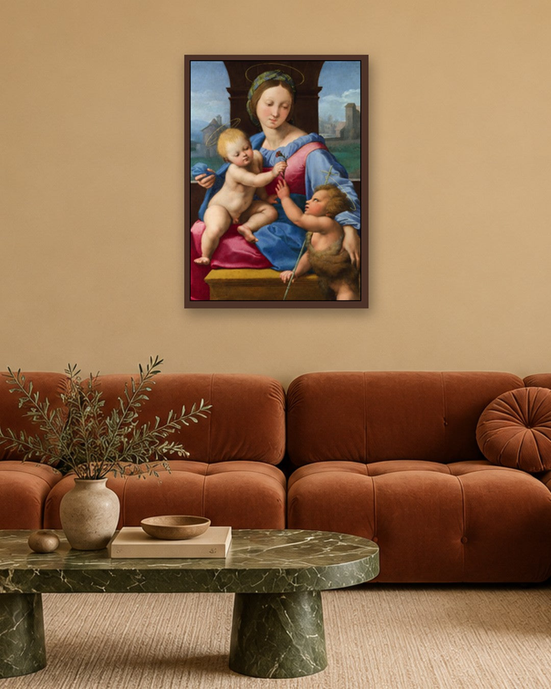 Renaissance Masters - Renaissance Masterpiece No. 297 - dark oak frame in a room