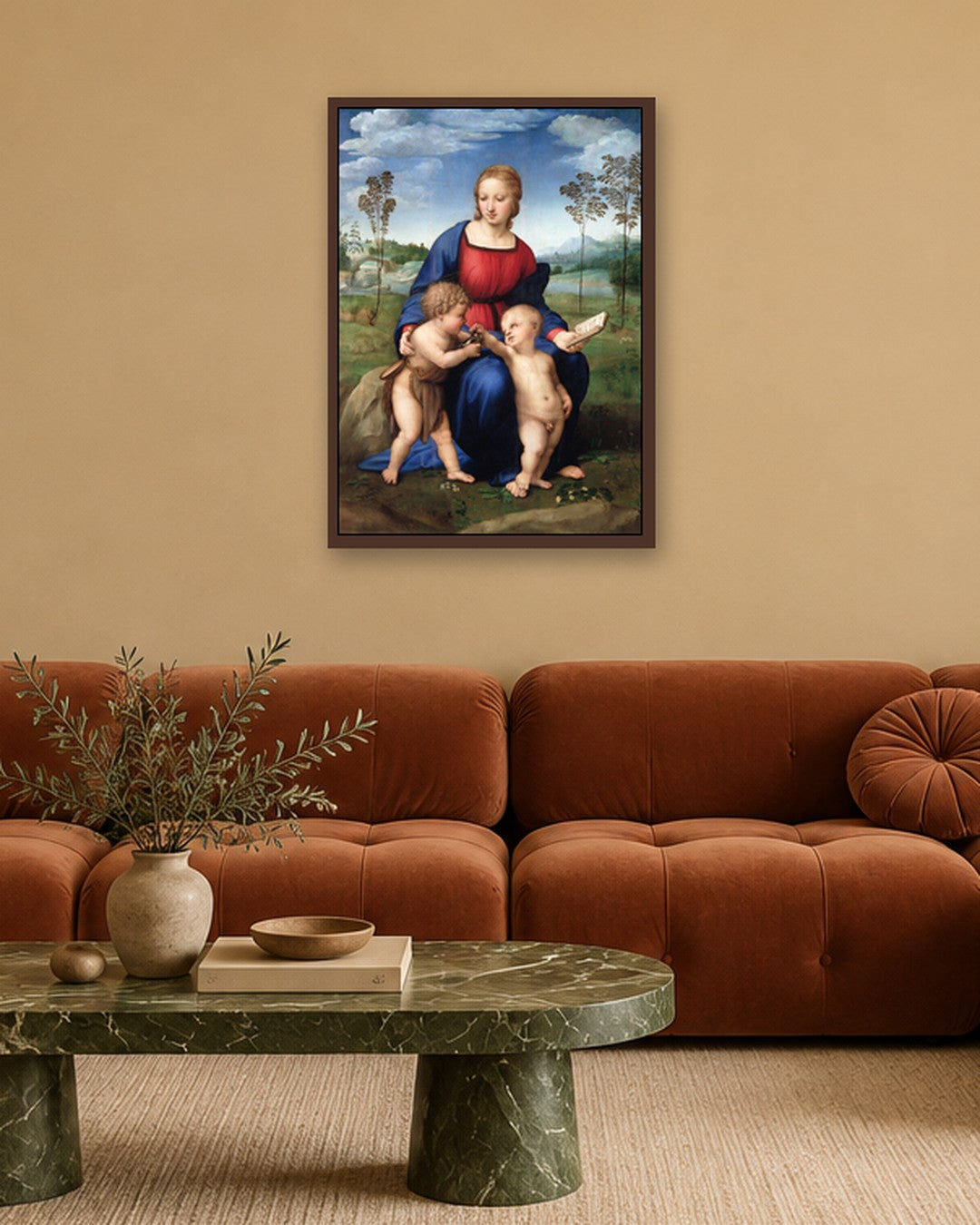 Renaissance Masters - Renaissance Masterpiece No. 321 - dark oak frame in a room