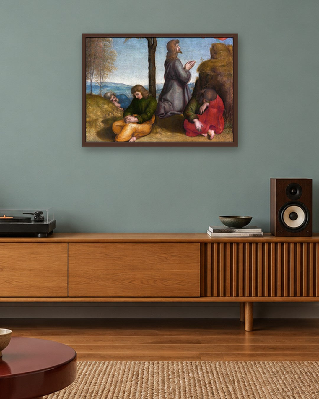 Renaissance Masters - Renaissance Masterpiece No. 308 - dark oak frame in a room