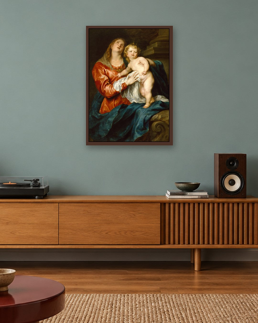 Renaissance Masters - Renaissance Masterpiece No. 73 - dark oak frame in a room