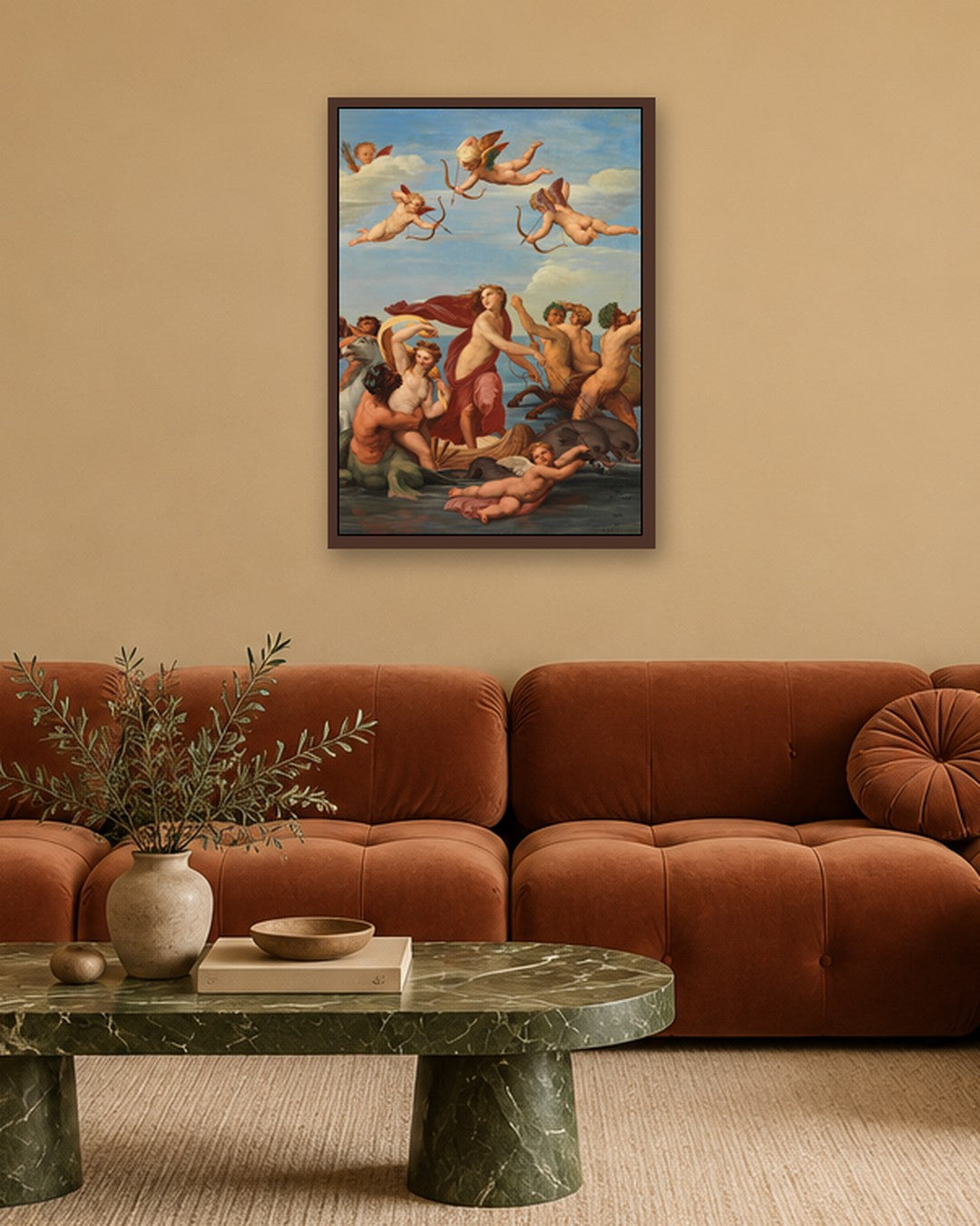 Renaissance Masters - Renaissance Masterpiece No. 204 - dark oak frame in a room