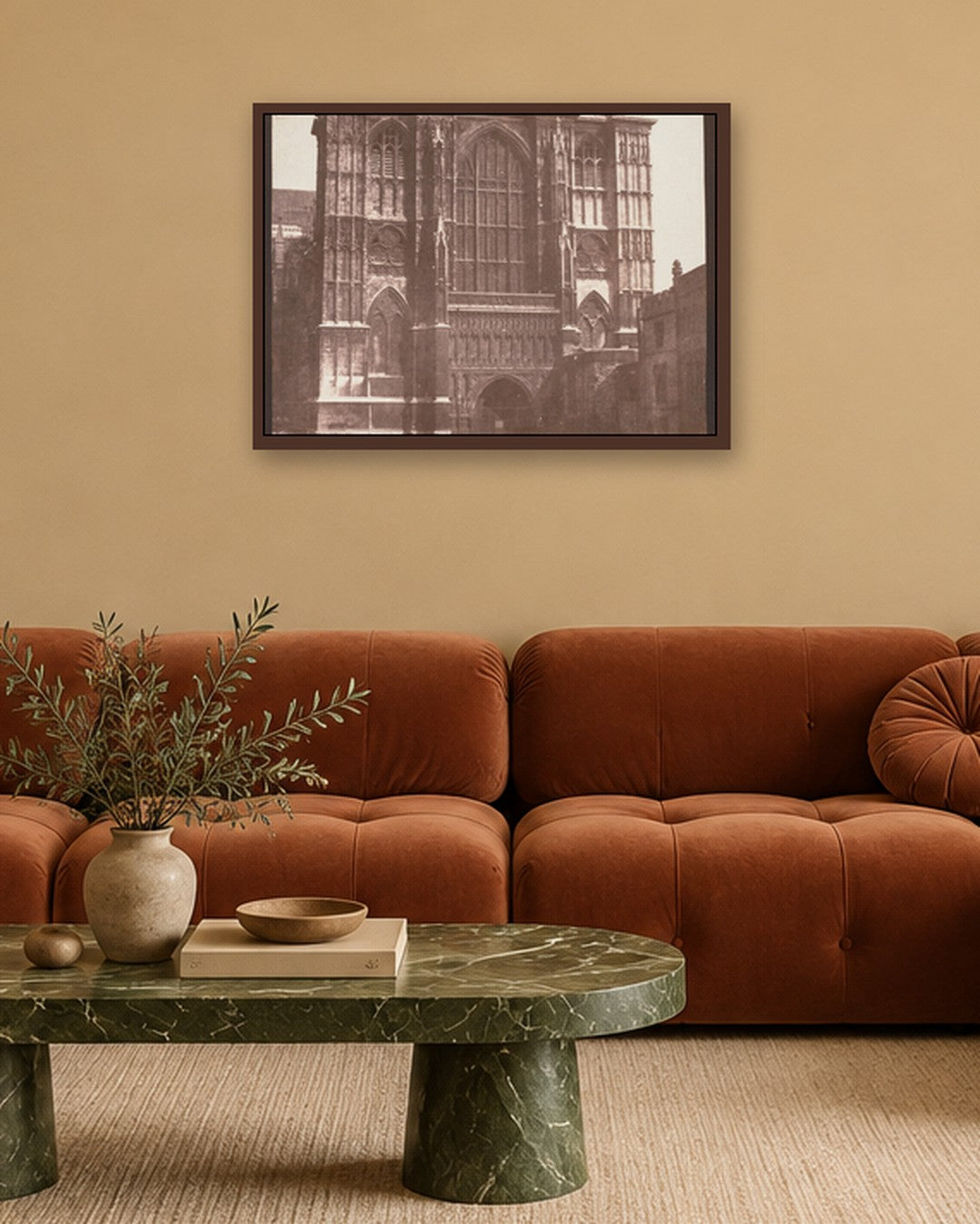 Nicholas Henneman - Westminster Abbey - dark oak frame in a room
