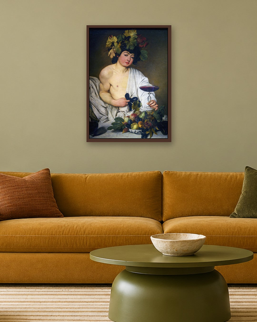 Renaissance Masters - Renaissance Masterpiece No. 258 - dark oak frame in a room