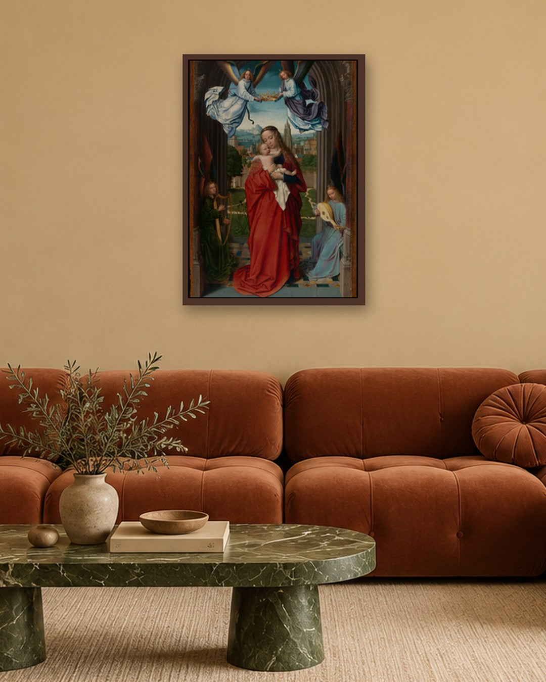 Renaissance Masters - Renaissance Masterpiece No. 169 - dark oak frame in a room