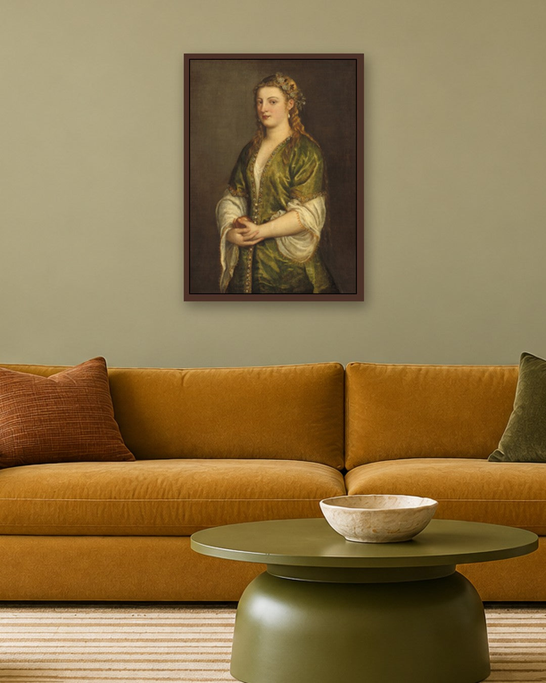 Renaissance Masters - Renaissance Masterpiece No. 220 - dark oak frame in a room