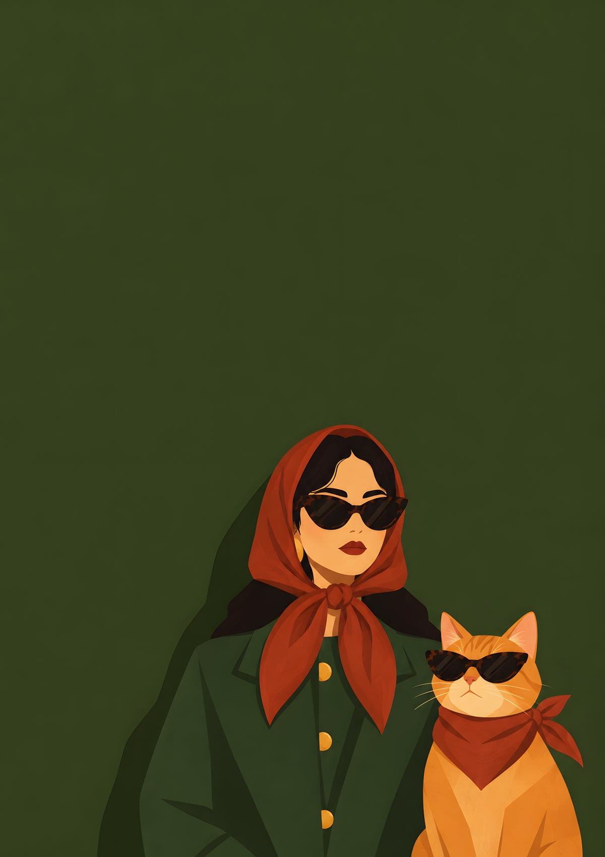 Paige Hilton - Matching Shades - original artwork