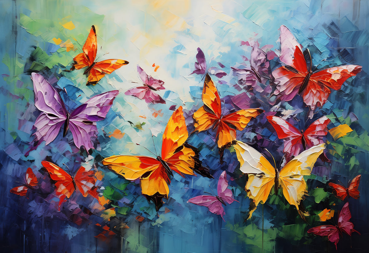 SENT Studio - Butterflies No. 18 - original artwork
