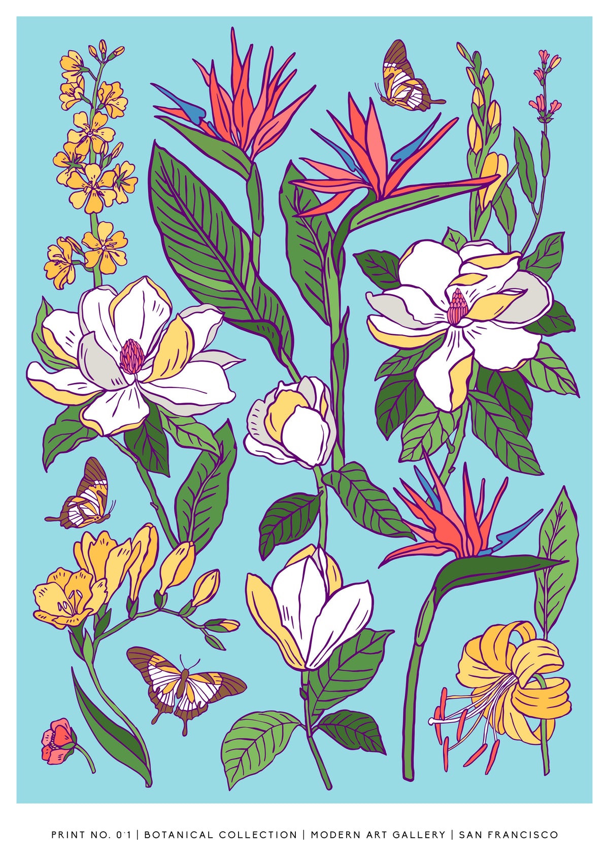 SENT Studio - Flower Poster No. 1