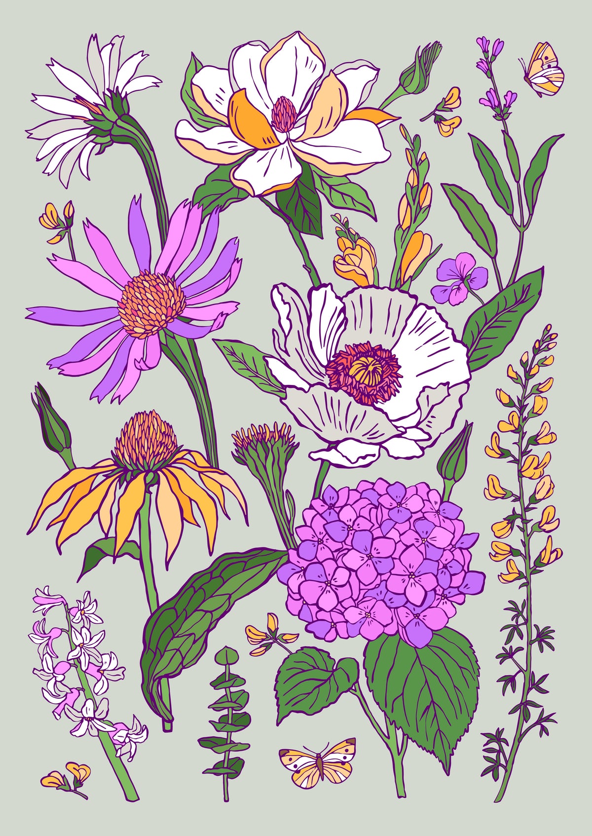 SENT Studio - Flower Poster No. 7