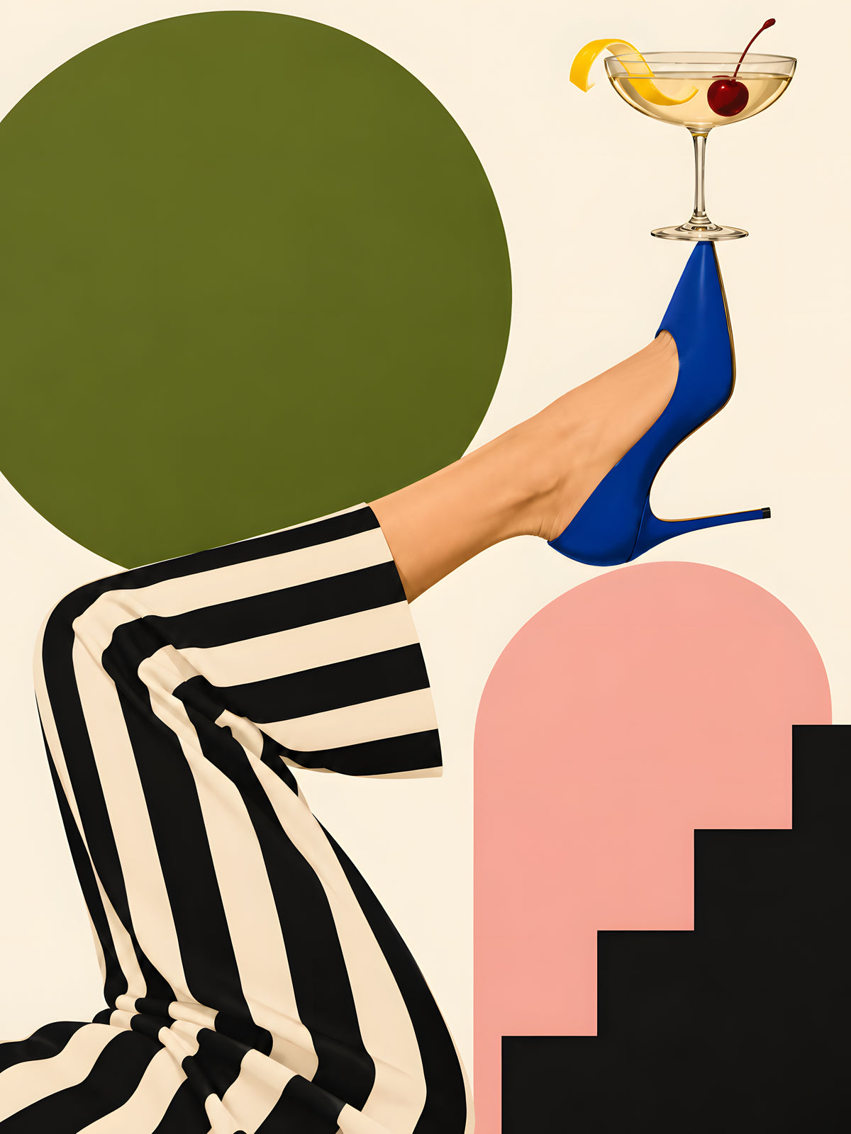 Elise Rowan - Cocktail Hour - original artwork