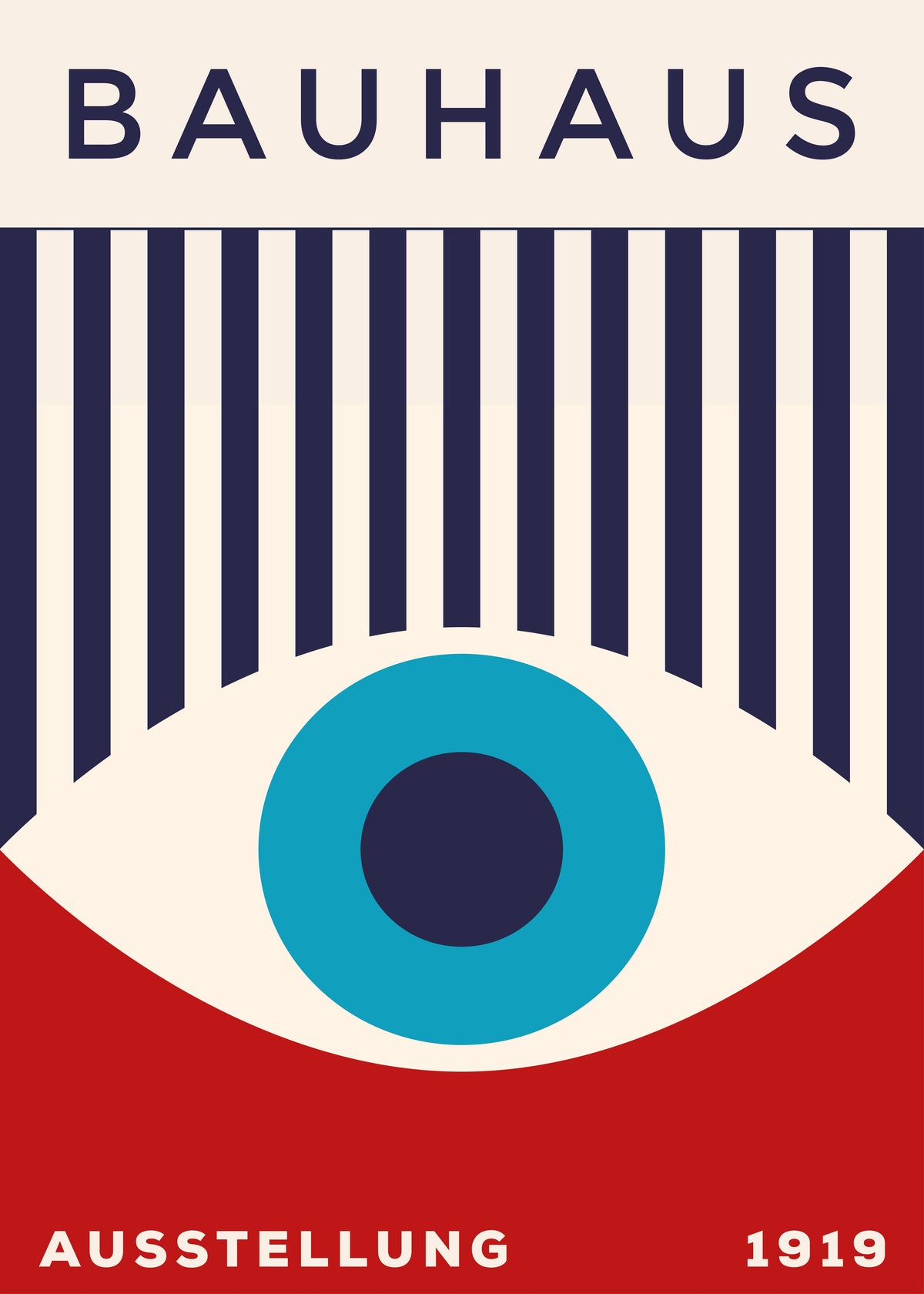 Bauhaus - Ausstellung Eye - original artwork