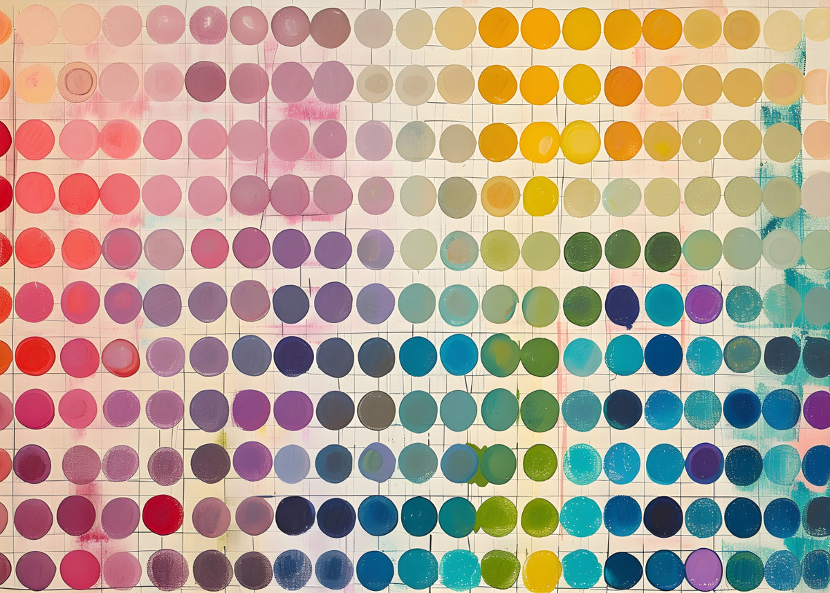 SENT Studio - Colour Chart - original artwork