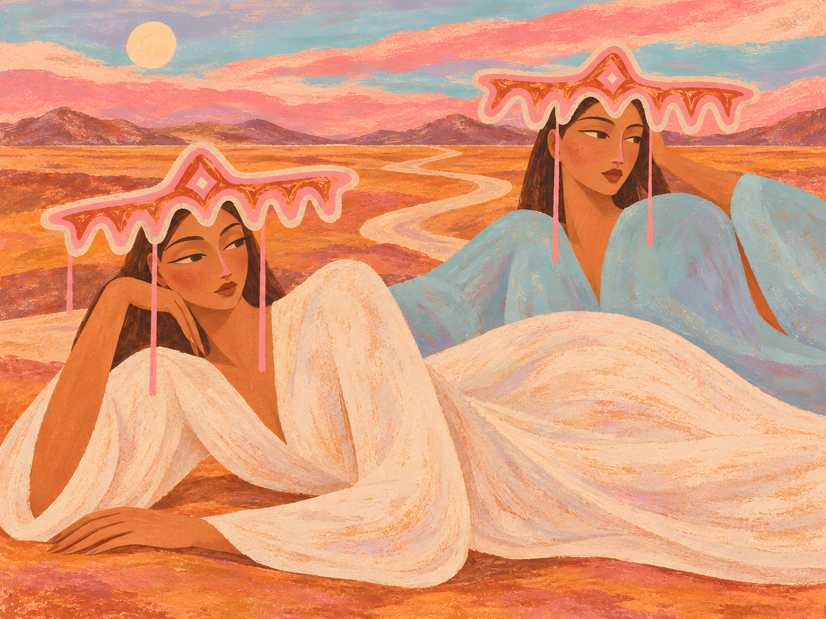 Larissa Warren - Dreamy Desert Reverie - original artwork