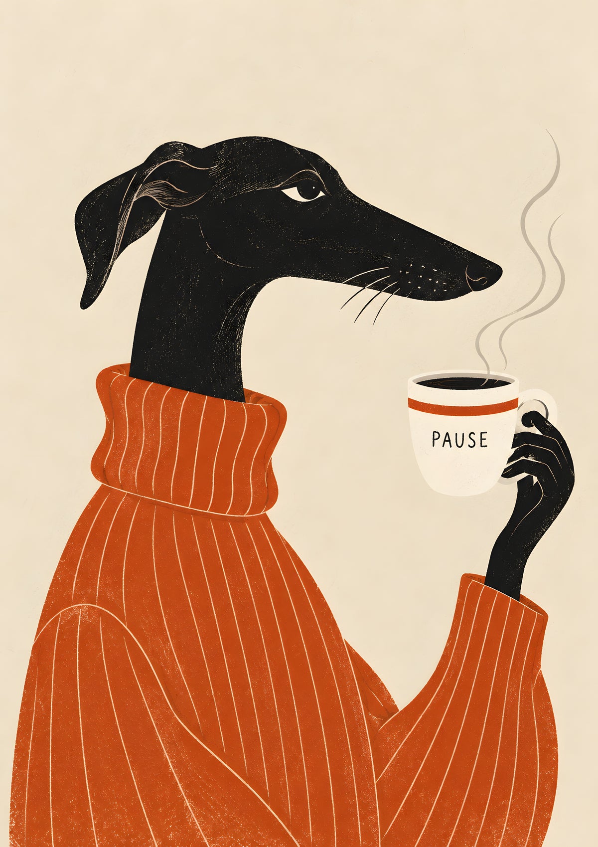 Paige Hilton - Pause - original artwork