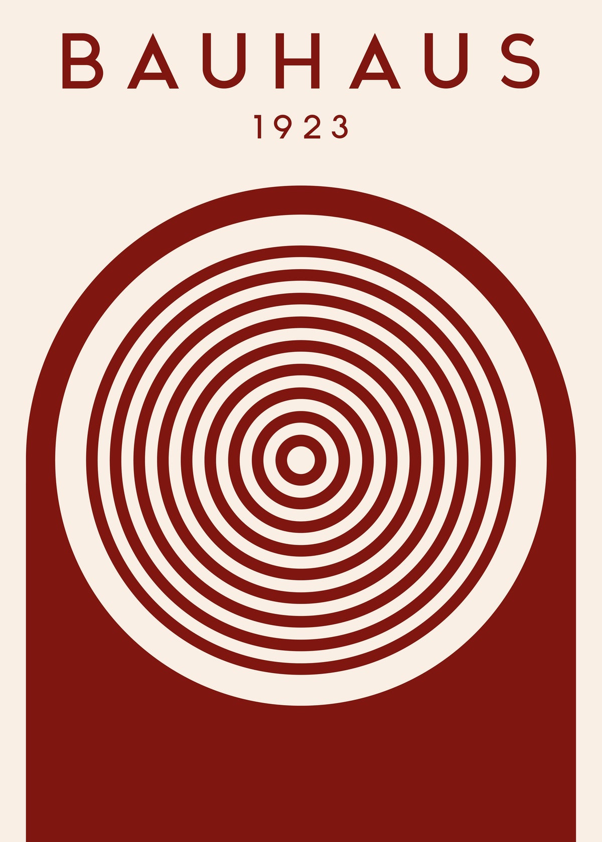 Bauhaus - Poster No. 49 - original artwork