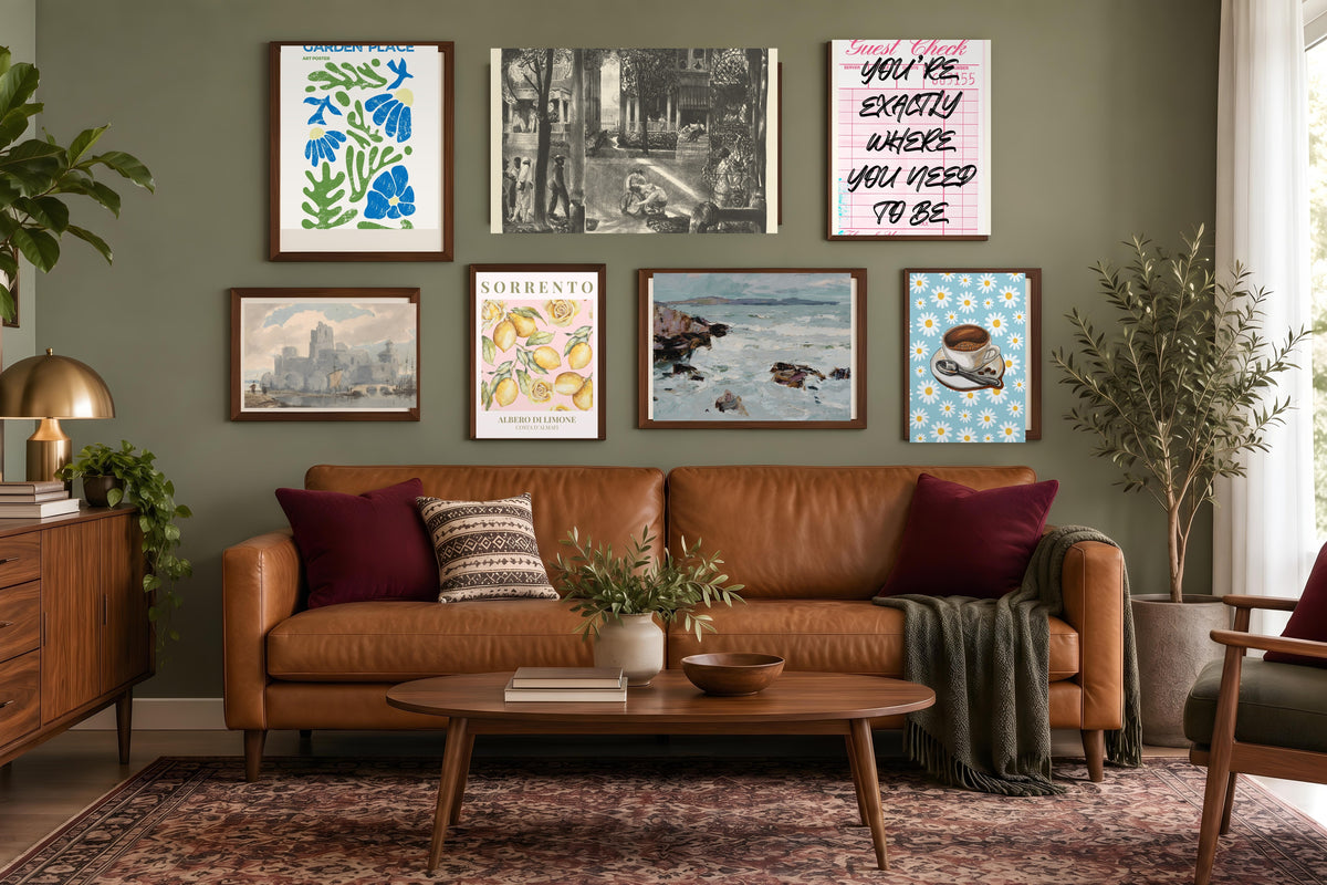 Green Living Room Seven